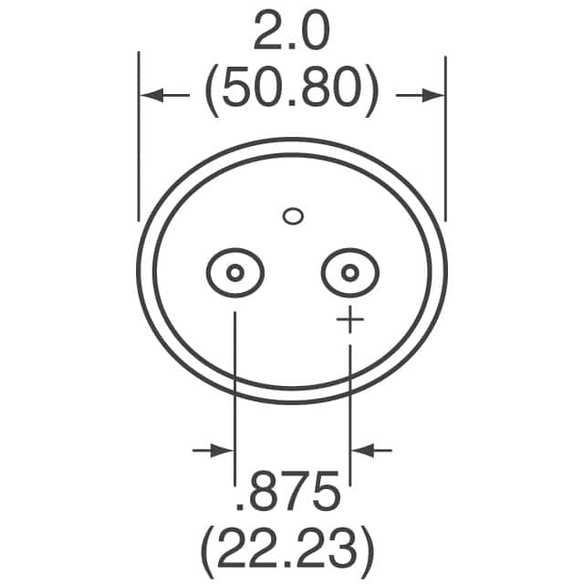 500C203T050BC2B Cornell Dubilier Electronics (CDE)  Condensateurs électrolytiques en aluminium